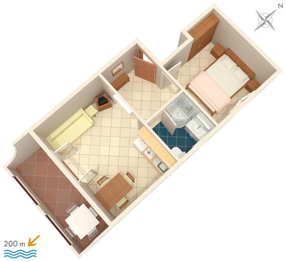 Apartments With A Parking Space Baska Voda, Makarska - 2709 المظهر الخارجي الصورة