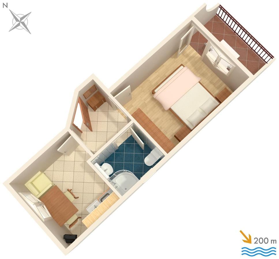 Apartments With A Parking Space Baska Voda, Makarska - 2709 المظهر الخارجي الصورة